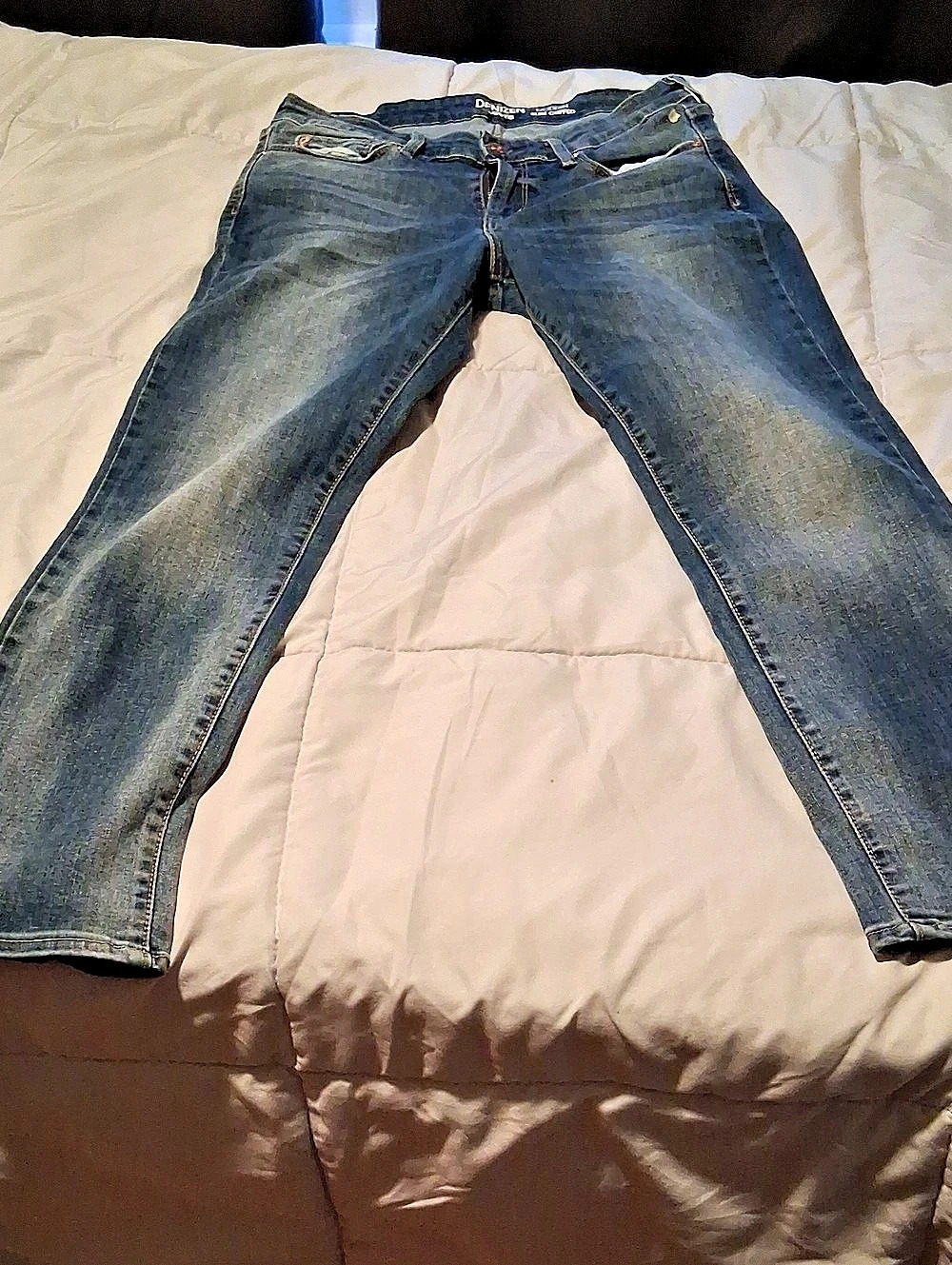 Levi Denizen Jeans Modern Slim Cuffed in Blue
